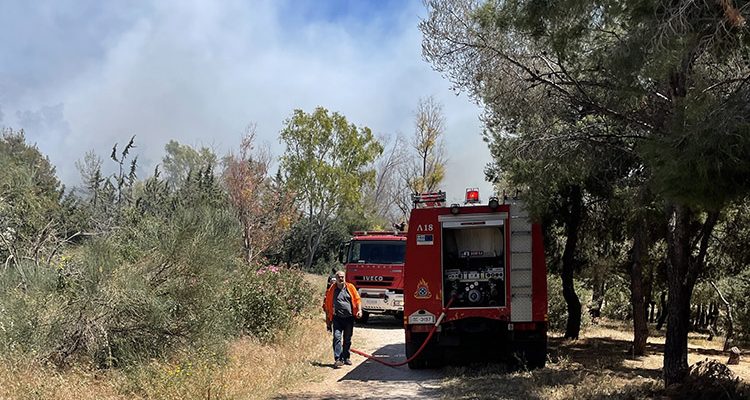 φωτιά στο ΚΥΤ Αργυρούπολης