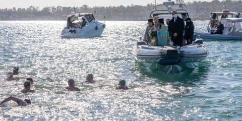 εορτασμός Θεοφανείων στη Γλυφάδα