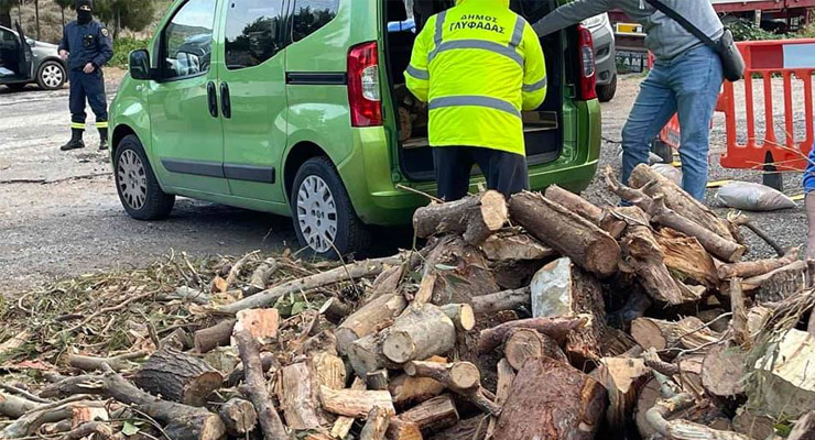 διανομή ξυλείας